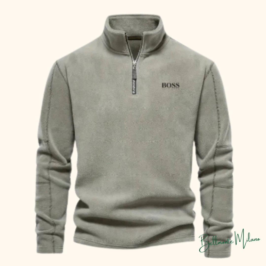 Blusa Fleece Luxe com Zíper 1/4 - HB - Original