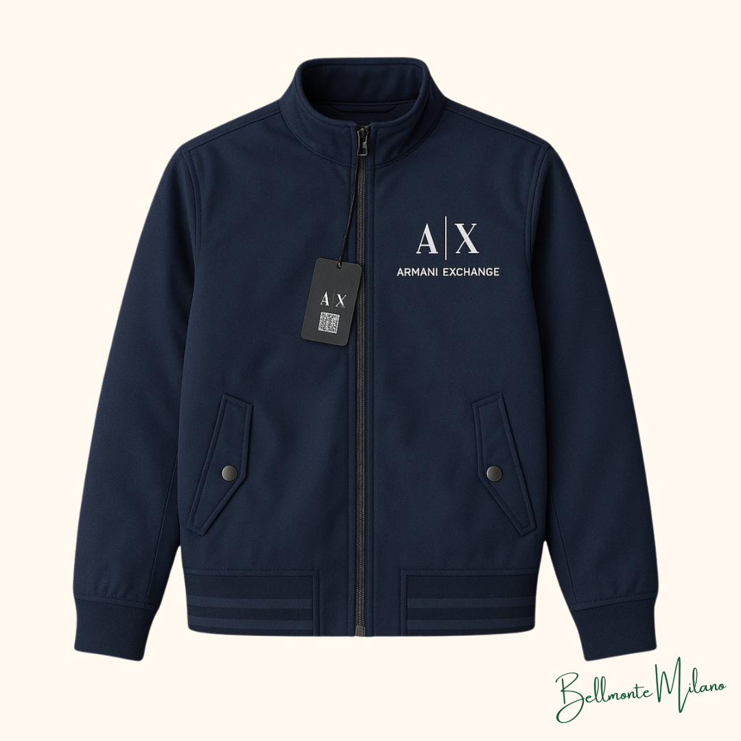 Jaqueta gola alta com Zíper 1/4 - A|X