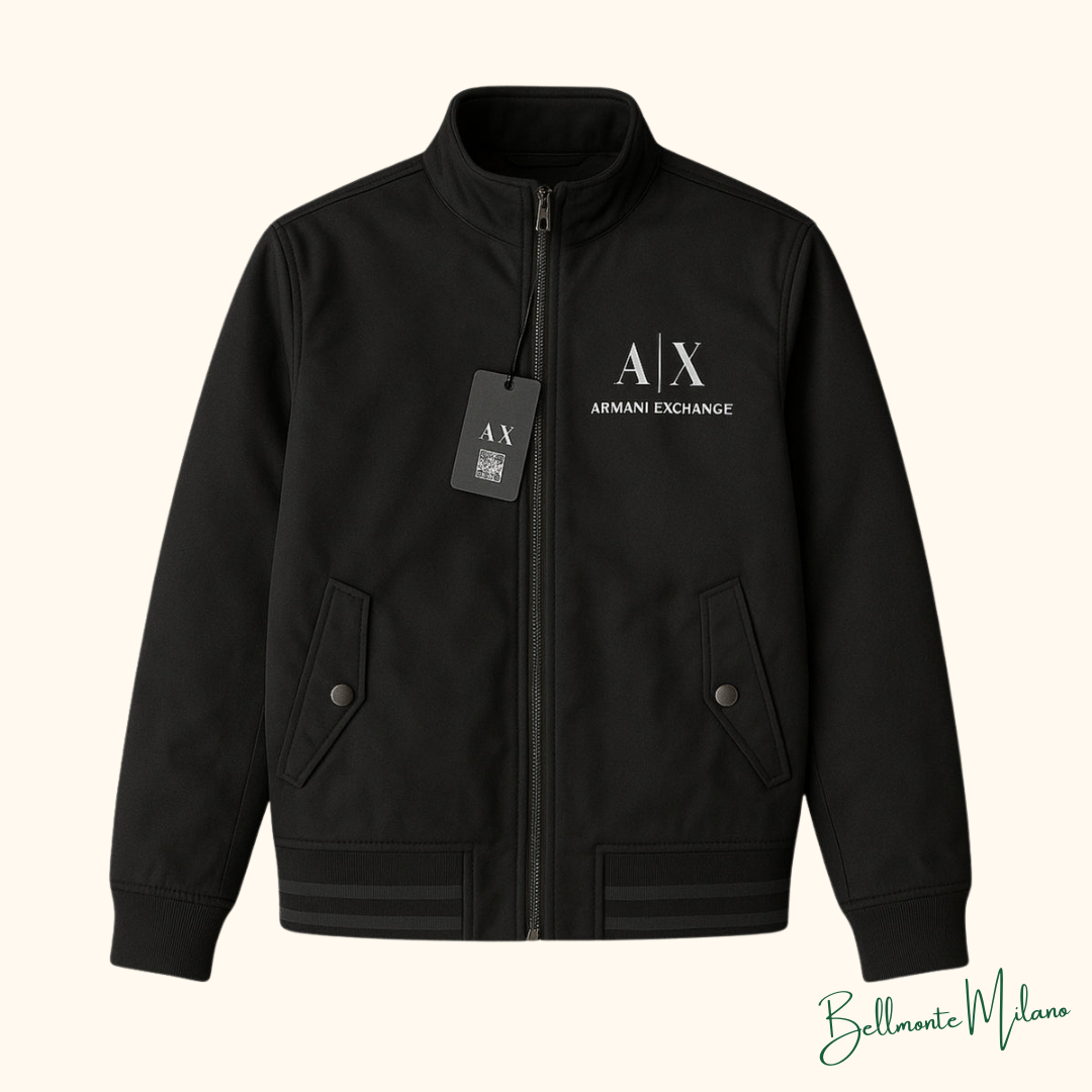 Jaqueta gola alta com Zíper 1/4 - A|X