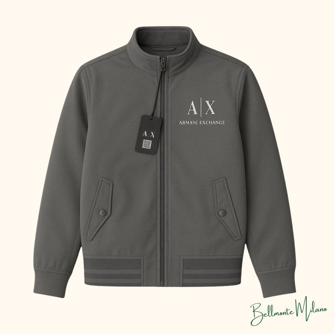 Jaqueta gola alta com Zíper 1/4 - A|X