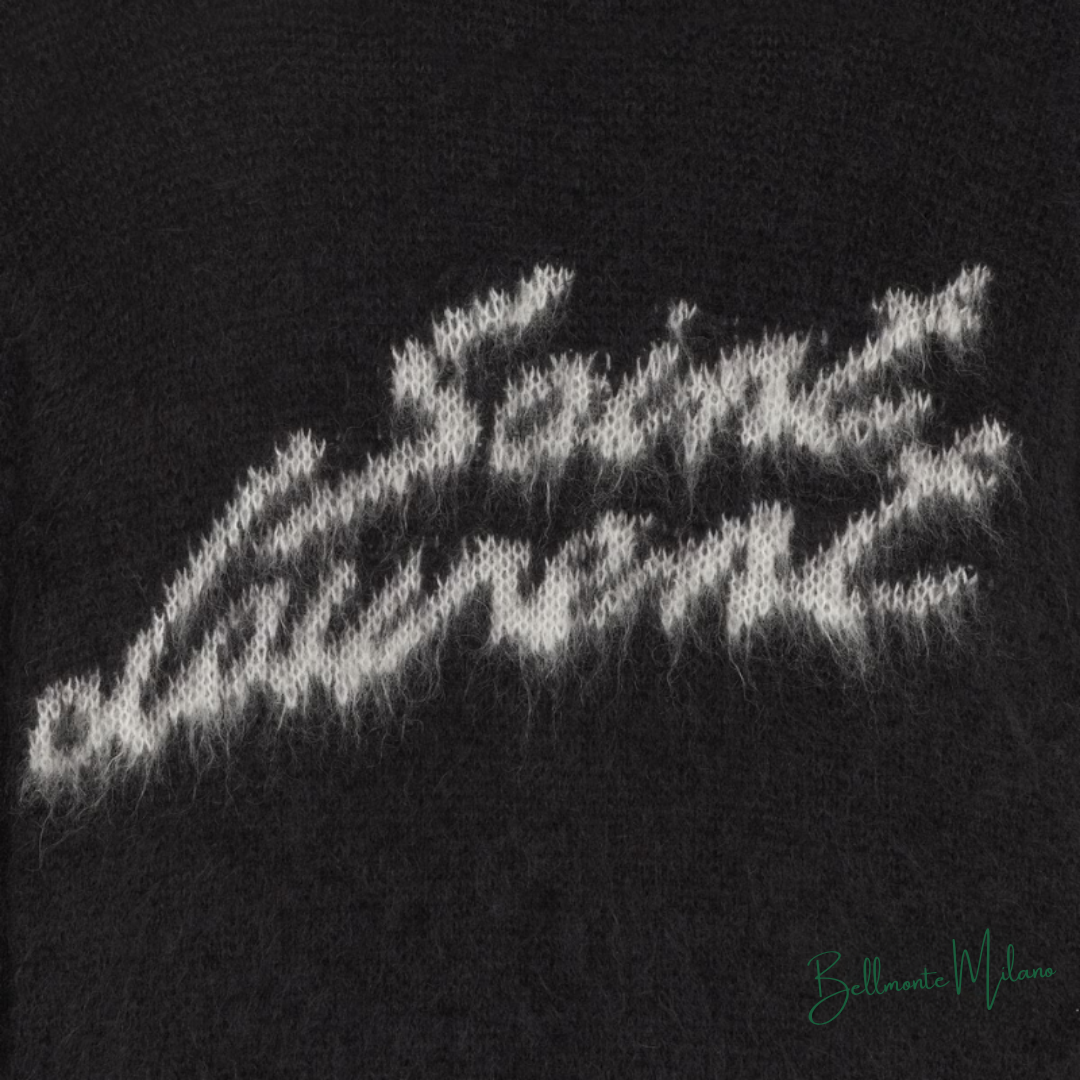 Suéter "Mohair Logo" Saint Laurent