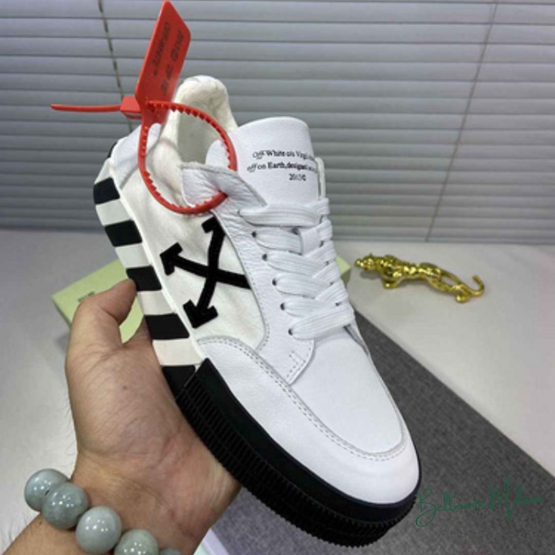 Tênis "Vulcanized Low Couro" Off-White