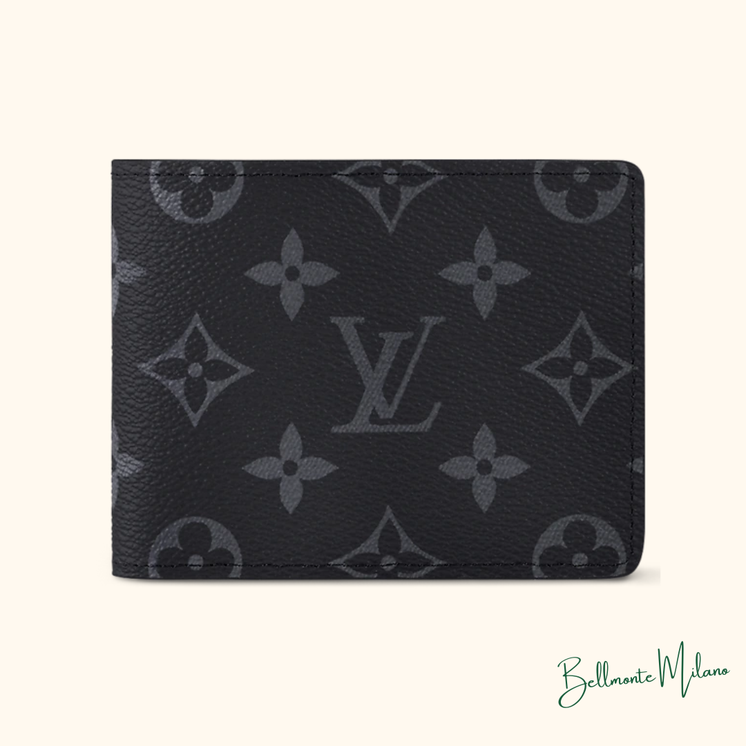 Carteira / Porta-cartão LV Black Piano