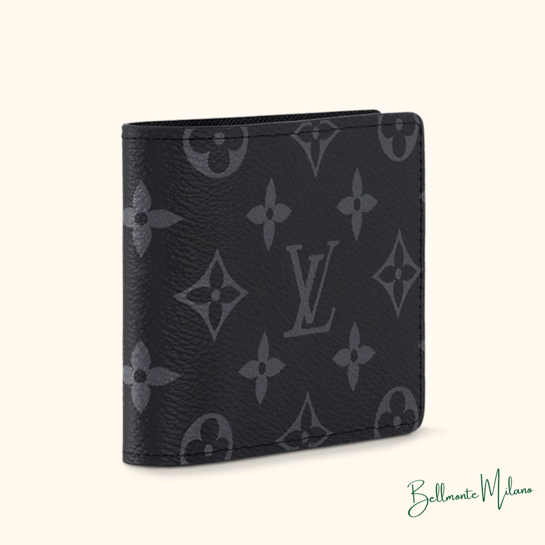 Carteira / Porta-cartão LV Black Piano