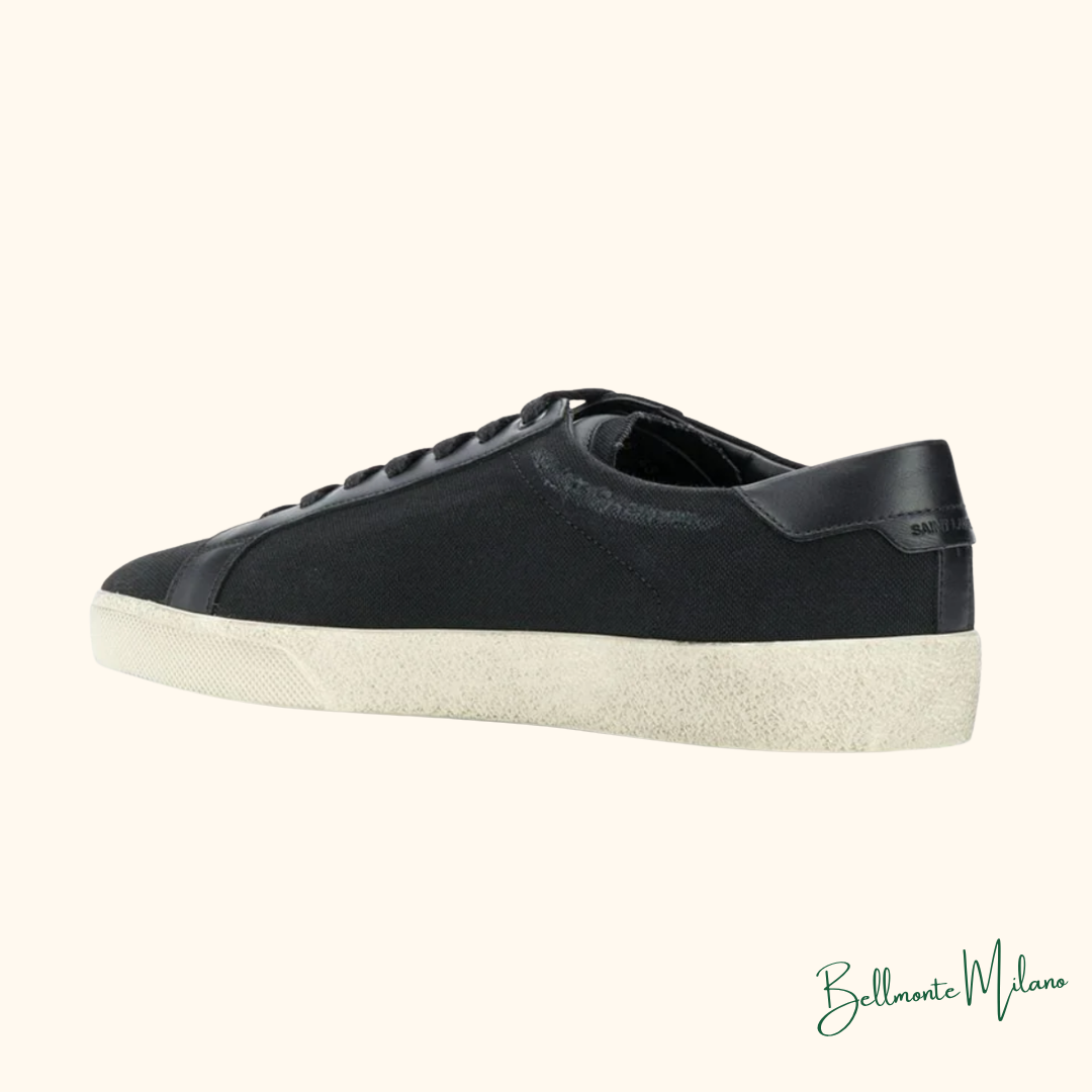 Tênis Cano Baixo YSL Preto