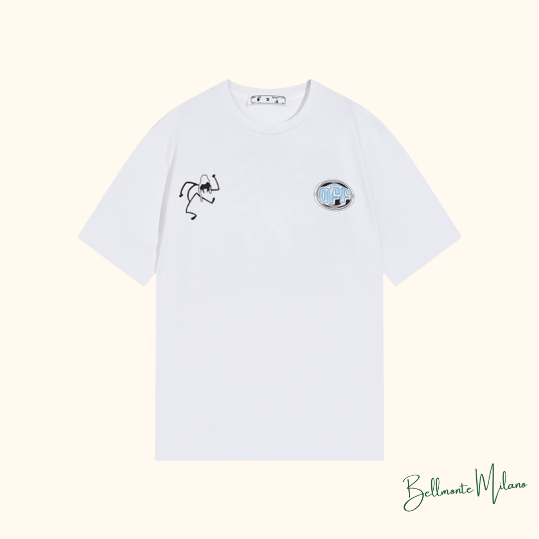 Camiseta "DJ Logo Print" Off-White