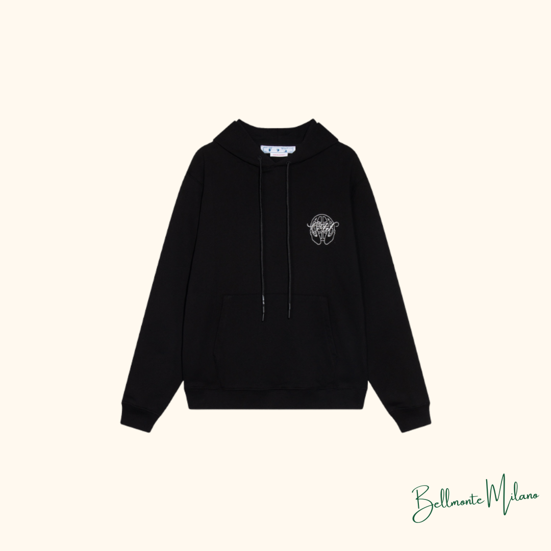 Moletom "Printed Arrows" Off-White