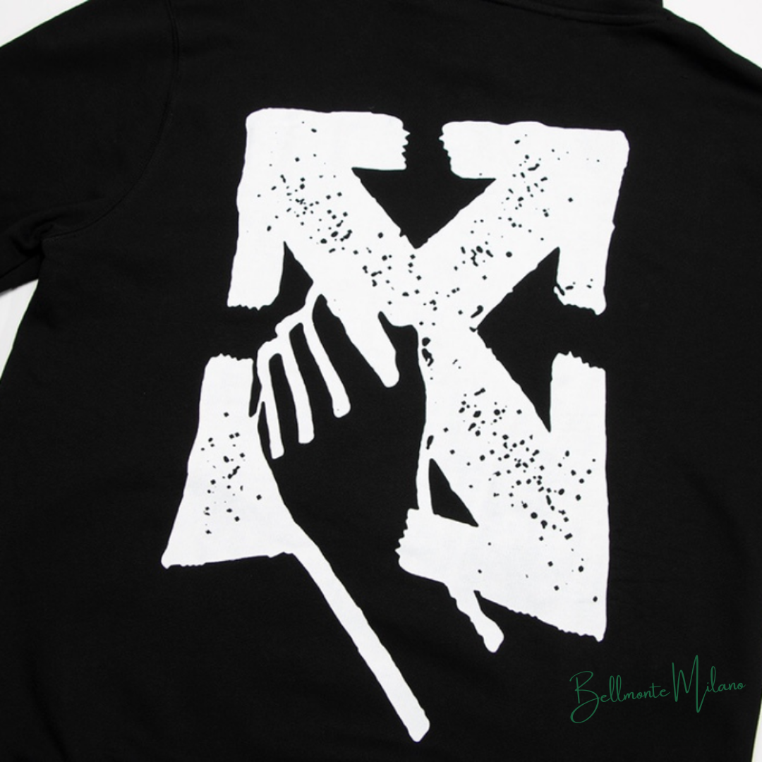 Moletom "Printed Arrows" Off-White