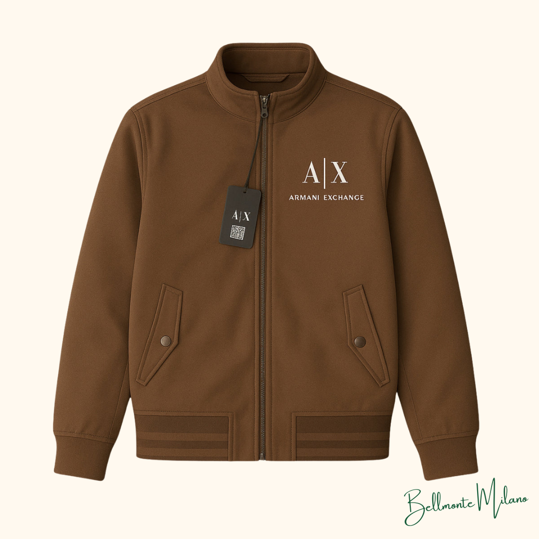 Jaqueta gola alta com Zíper 1/4 - A|X