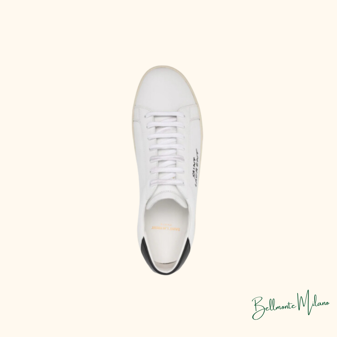 Tênis Cano Baixo YSL Branco