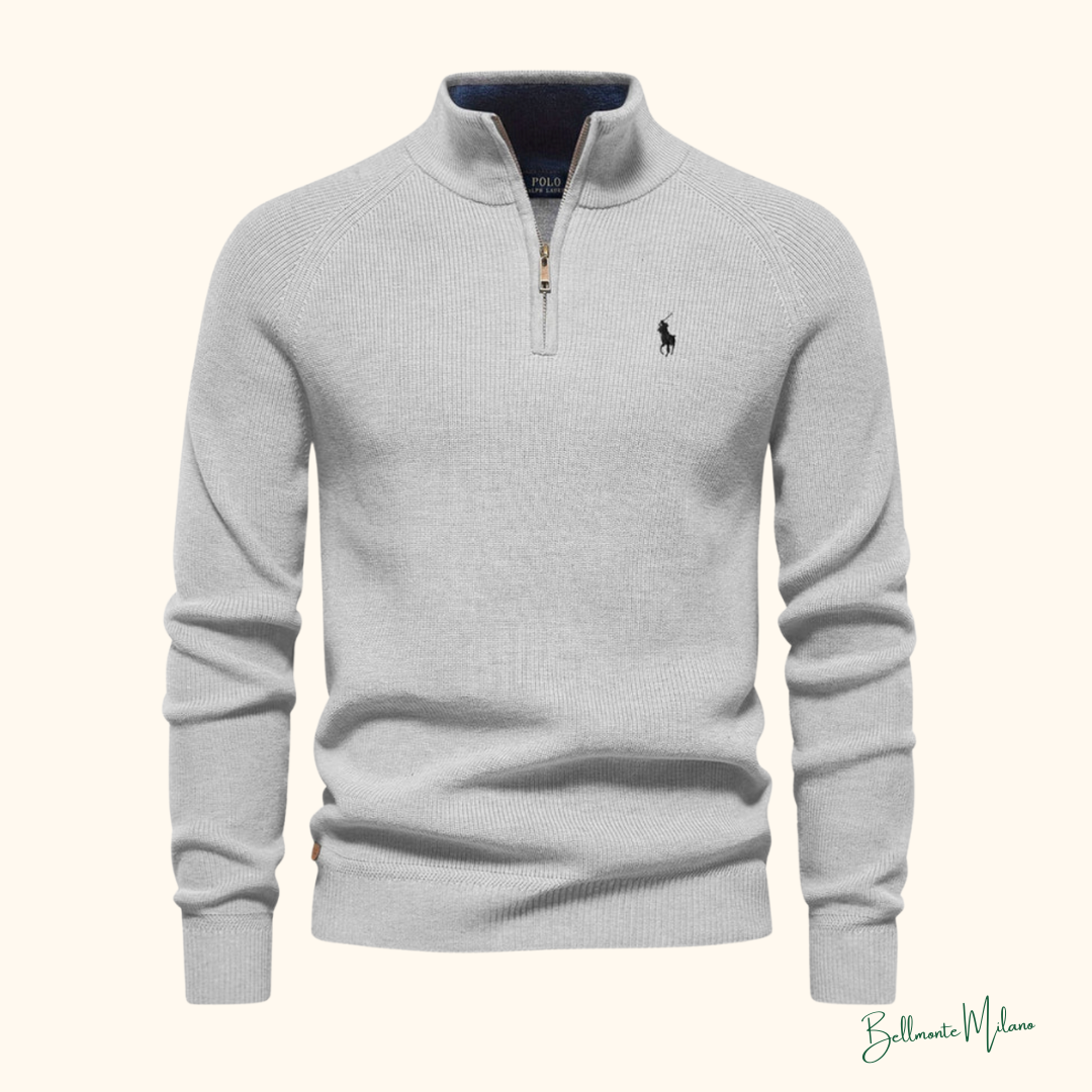 Suéter R&L™ com meio zíper